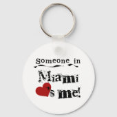 Iemand in Miami Sleutelhanger (Voorkant)