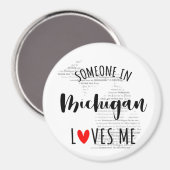 Iemand in Michigan houdt van me Magnet (Voorkant / Achterkant)