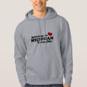 Iemand in Michigan houdt van mij Hoodie (Voorkant)