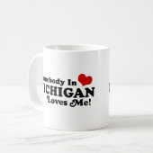 Iemand in Michigan houdt van mij Koffiemok (Voorkant links)