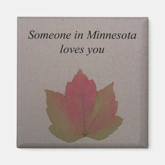 Iemand in Minnesota houdt van je - Magnet (Voorkant)