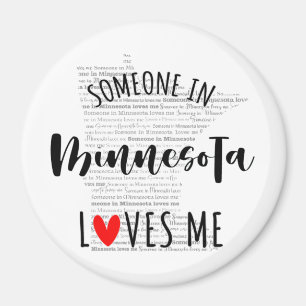 Iemand in Minnesota houdt van me Magnet