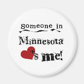 Iemand in Minnesota houdt van mij Magneet (Voorkant)