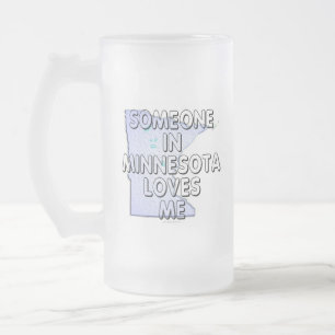 Iemand in Minnesota houdt van mij Matglas Bierpul