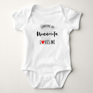 Iemand in Minnesota houdt van mij om een Baby-pak  Romper