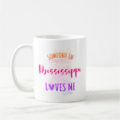 Iemand in Mississippi houdt van mij in de Mok van  (Links)