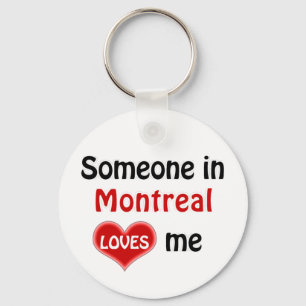 Iemand in Montreal houdt van mij Sleutelhanger