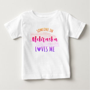 Iemand in Nebraska verliest me Baby T shirt