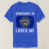 Iemand in Nebraska verliest me de thuisstaat Lover T-shirt (Design voorkant)