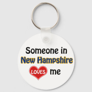 Iemand in New Hampshire houdt van me Sleutelhanger