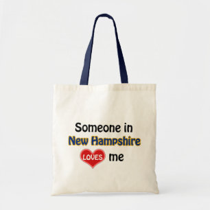 Iemand in New Hampshire houdt van mij Tote Bag