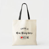 Iemand in New Hampshire houdt van mij Tote Bag (Voorkant)