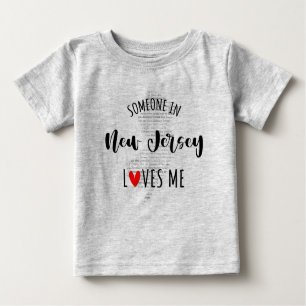 Iemand in New Jersey houdt van me Baby T shirt