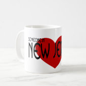 Iemand in New Jersey houdt van mij Koffiemok (Voorkant links)