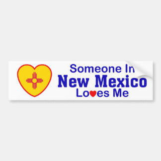 Iemand in New Mexico houdt van mij Bumpersticker