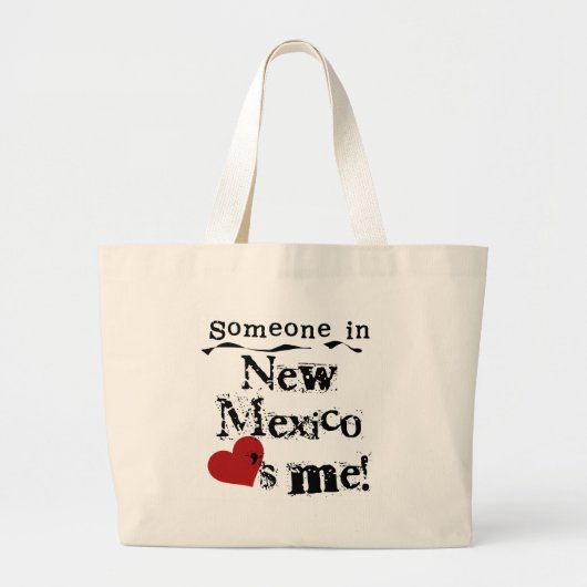 Iemand in New Mexico houdt van mij Grote Tote Bag (Voorkant)