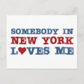 Iemand in New York houdt van mij Briefkaart (Voorkant)
