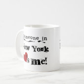 Iemand in New York houdt van mij Koffiemok (Voorkant links)