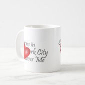 Iemand in New York houdt van mij Koffiemok (Voorkant links)