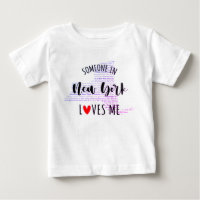 Iemand in New York houdt van mij om Baby te shirte