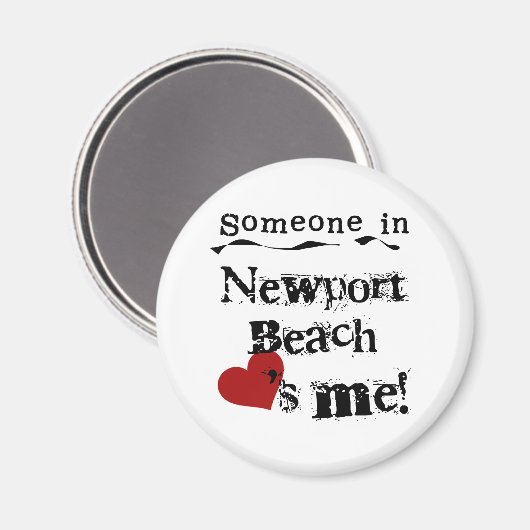 Iemand in Newport Beach Magneet (Voorkant / Achterkant)