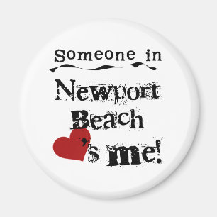 Iemand in Newport Beach Magneet