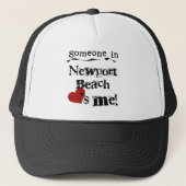 Iemand in Newport Beach Trucker Pet (Voorkant)