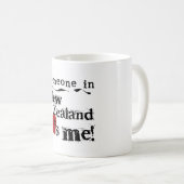 Iemand in Nieuw-Zeeland houdt van mij Koffiemok (Voorkant rechts)