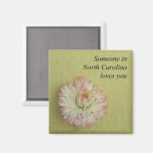 Iemand in North Carolina houdt van je - Magnet (Voorkant / Achterkant)