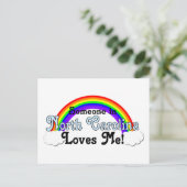 Iemand in North Carolina houdt van mij Briefkaart (Staand voorkant)