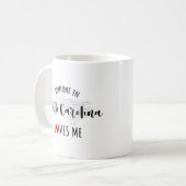 Iemand in North Carolina houdt van mij in de Mok v (Voorkant links)