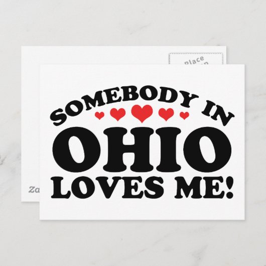 Iemand in Ohio houdt van mij Briefkaart (Voorkant / Achterkant)