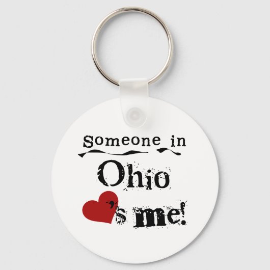 Iemand in Ohio houdt van mij Sleutelhanger (Voorkant)