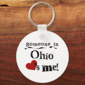 Iemand in Ohio houdt van mij Sleutelhanger (Voorkant)