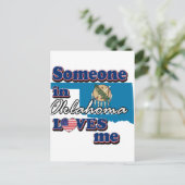 Iemand in Oklahoma houdt van me Briefkaart (Staand voorkant)