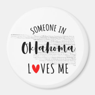 Iemand in Oklahoma houdt van me Magnet
