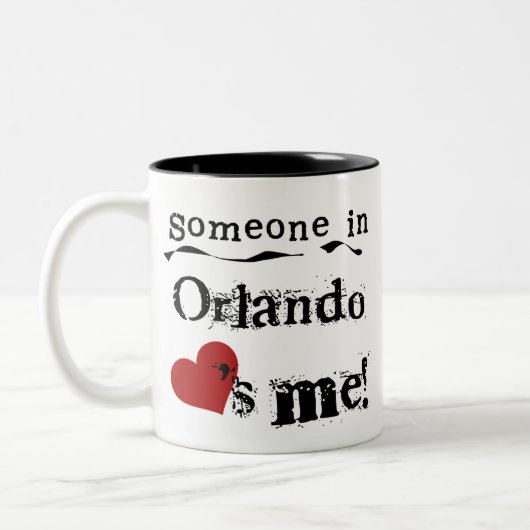 Iemand in Orlando Tweekleurige Koffiemok (Links)