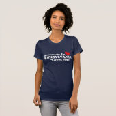Iemand in Pennsylvania houdt van me T-shirt (Voorkant volledig)