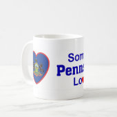 Iemand in Pennsylvania houdt van mij Koffiemok (Voorkant links)