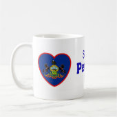 Iemand in Pennsylvania houdt van mij Koffiemok (Links)