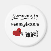 Iemand in Pennsylvania houdt van mij Magneet (Voorkant)