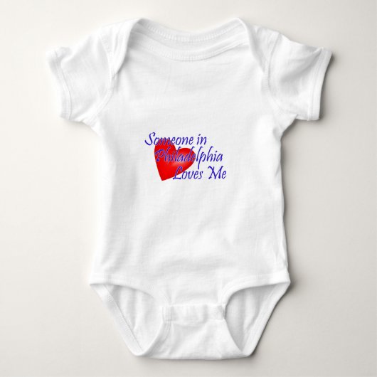 Iemand in Philadelphia houdt van mij Romper (Voorkant)