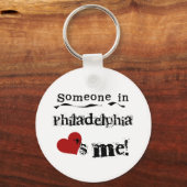 Iemand in Philadelphia Sleutelhanger (Voorkant)
