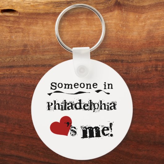 Iemand in Philadelphia Sleutelhanger (Voorkant)