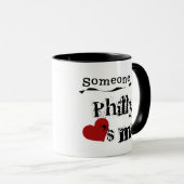 Iemand in Philly Mok (Voorkant rechts)