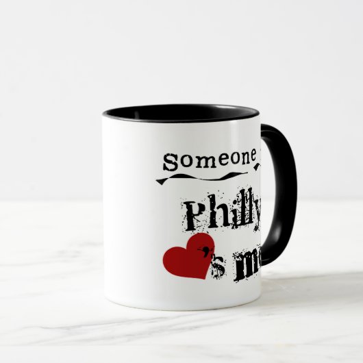 Iemand in Philly Mok (Voorkant rechts)