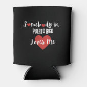 Iemand in Puerto Rico houdt van me Blikjeskoeler (Voorkant)