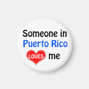 Iemand in Puerto Rico houdt van mij Magneet