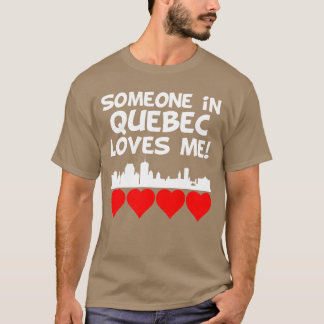 Iemand in Quebec houdt van mij vintage T-shirt