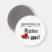 Iemand in Reno Magneet (Voorkant / Achterkant)